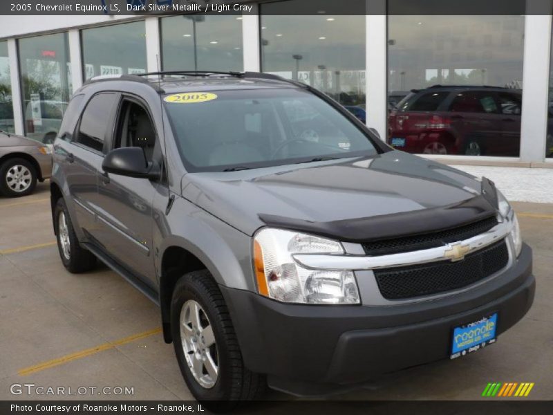 Dark Silver Metallic / Light Gray 2005 Chevrolet Equinox LS