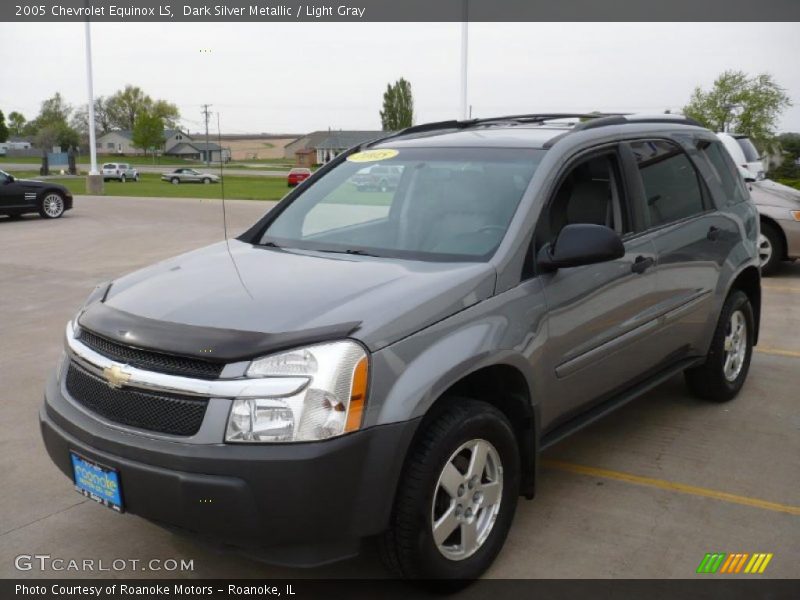 Dark Silver Metallic / Light Gray 2005 Chevrolet Equinox LS