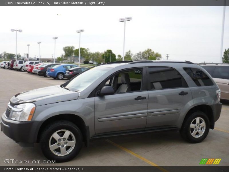 Dark Silver Metallic / Light Gray 2005 Chevrolet Equinox LS