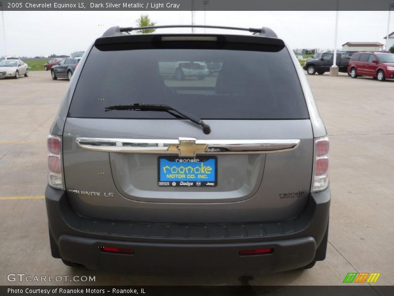 Dark Silver Metallic / Light Gray 2005 Chevrolet Equinox LS