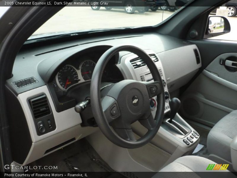 Dark Silver Metallic / Light Gray 2005 Chevrolet Equinox LS