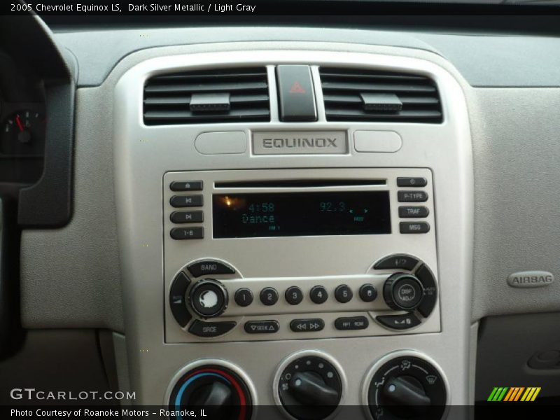 Dark Silver Metallic / Light Gray 2005 Chevrolet Equinox LS