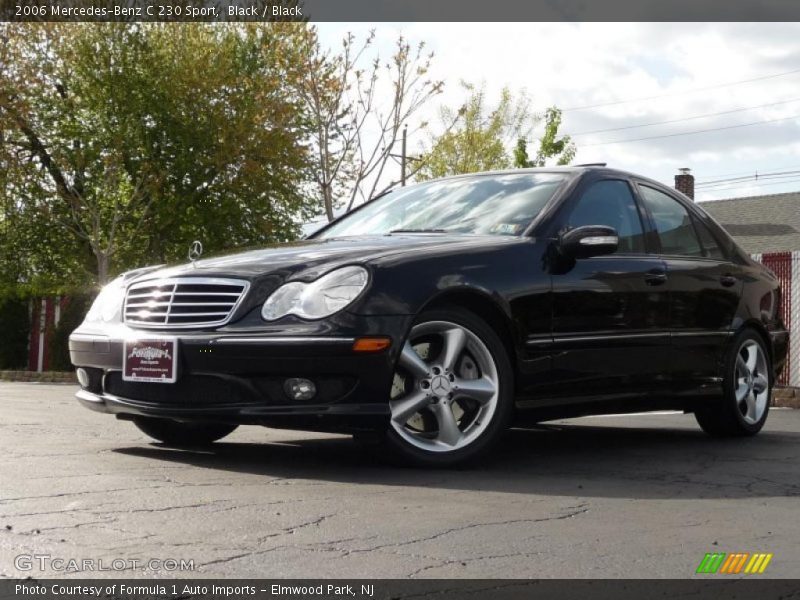 Black / Black 2006 Mercedes-Benz C 230 Sport