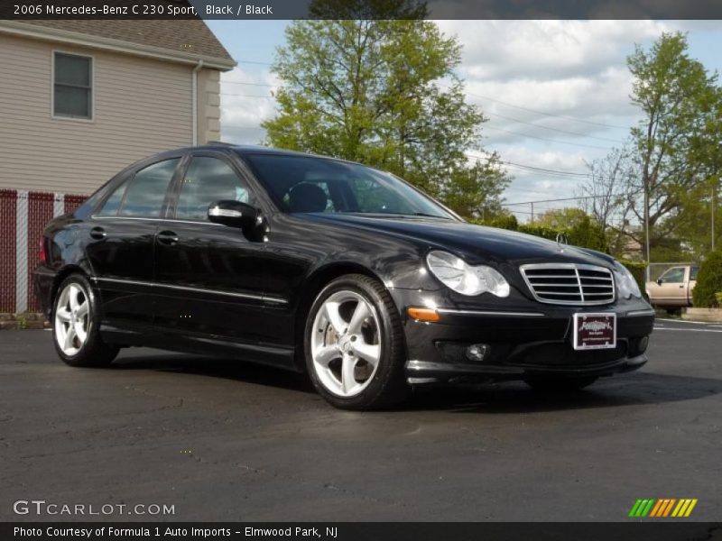 Black / Black 2006 Mercedes-Benz C 230 Sport