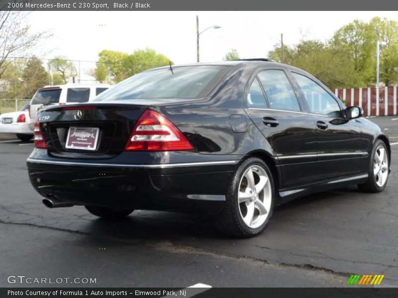 Black / Black 2006 Mercedes-Benz C 230 Sport