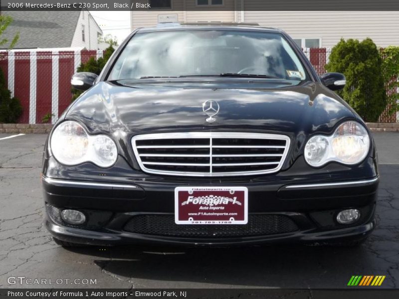 Black / Black 2006 Mercedes-Benz C 230 Sport