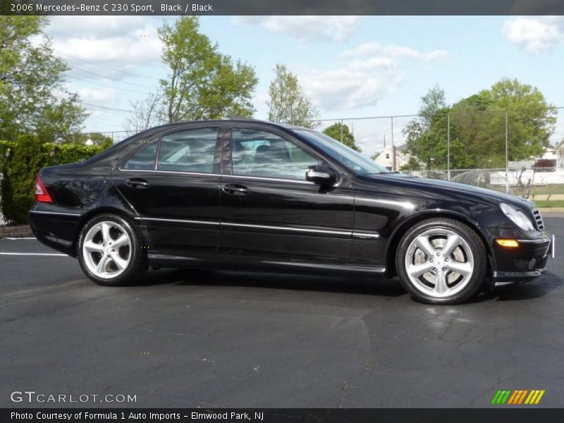 Black / Black 2006 Mercedes-Benz C 230 Sport