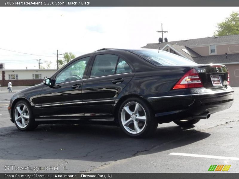 Black / Black 2006 Mercedes-Benz C 230 Sport