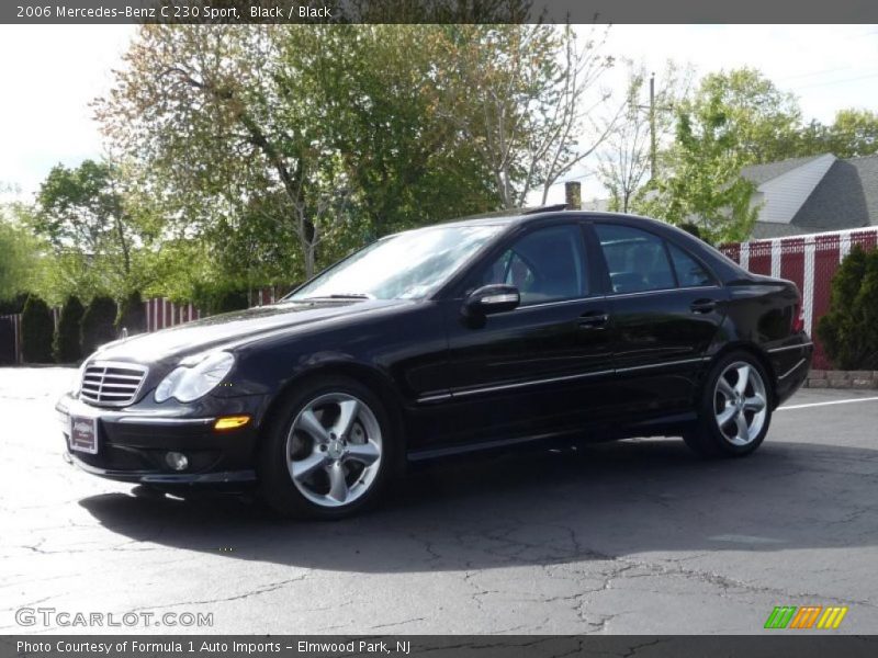 Black / Black 2006 Mercedes-Benz C 230 Sport