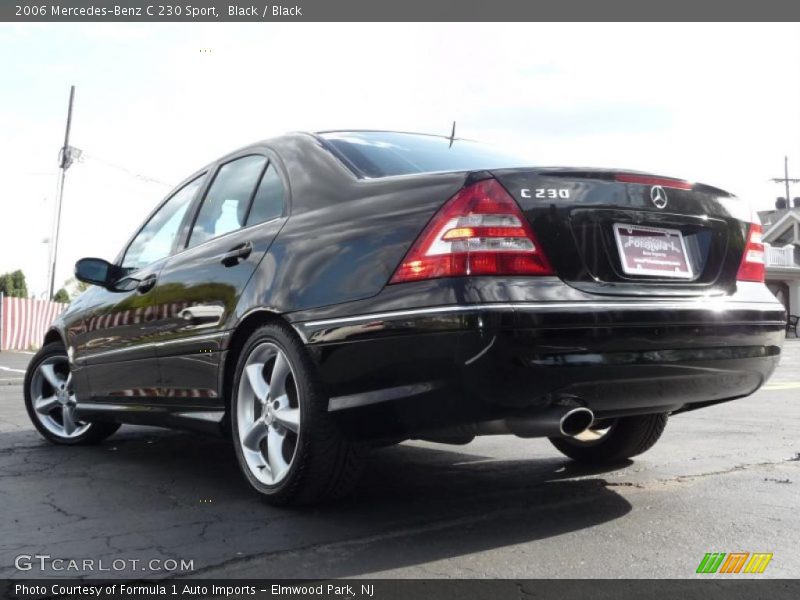 Black / Black 2006 Mercedes-Benz C 230 Sport