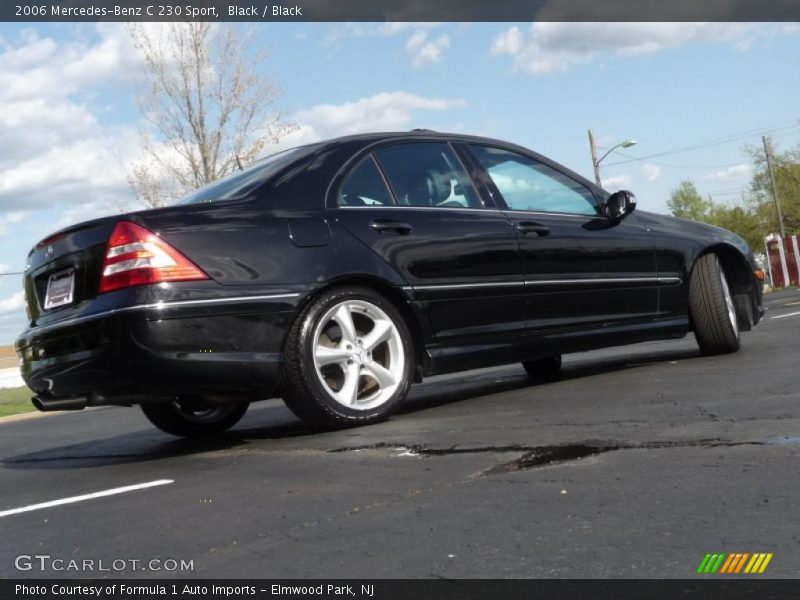 Black / Black 2006 Mercedes-Benz C 230 Sport