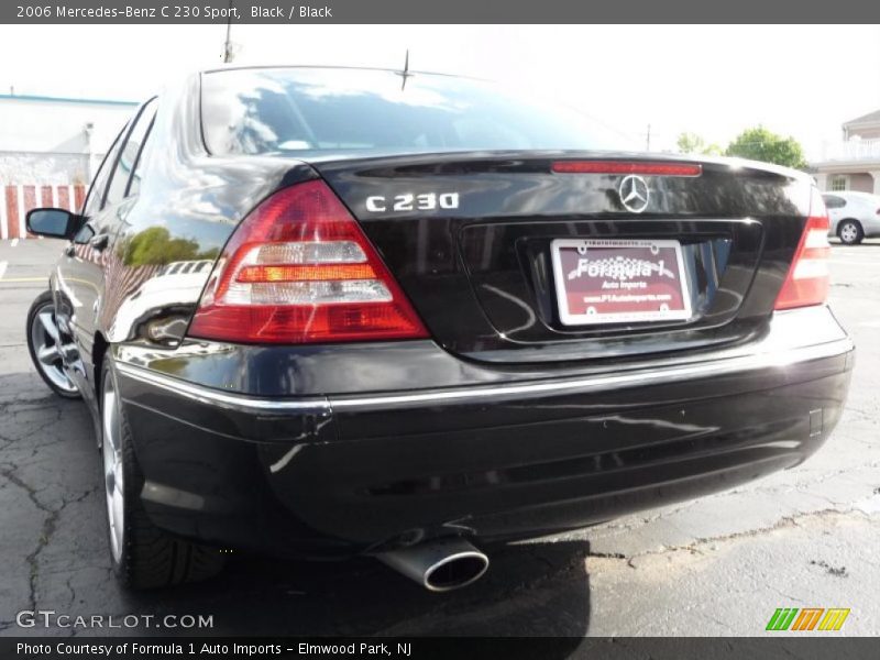 Black / Black 2006 Mercedes-Benz C 230 Sport