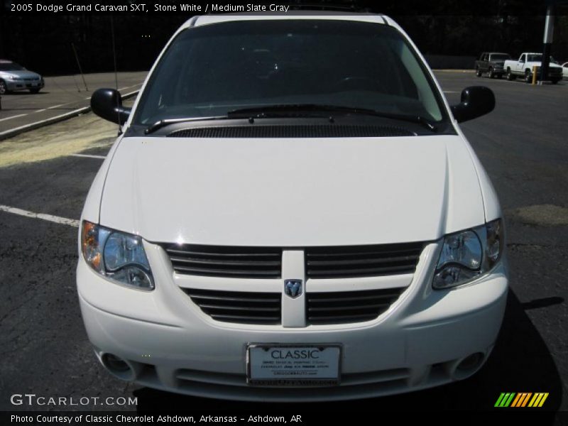 Stone White / Medium Slate Gray 2005 Dodge Grand Caravan SXT