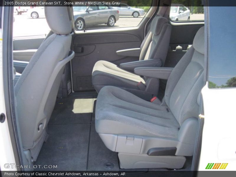 Stone White / Medium Slate Gray 2005 Dodge Grand Caravan SXT