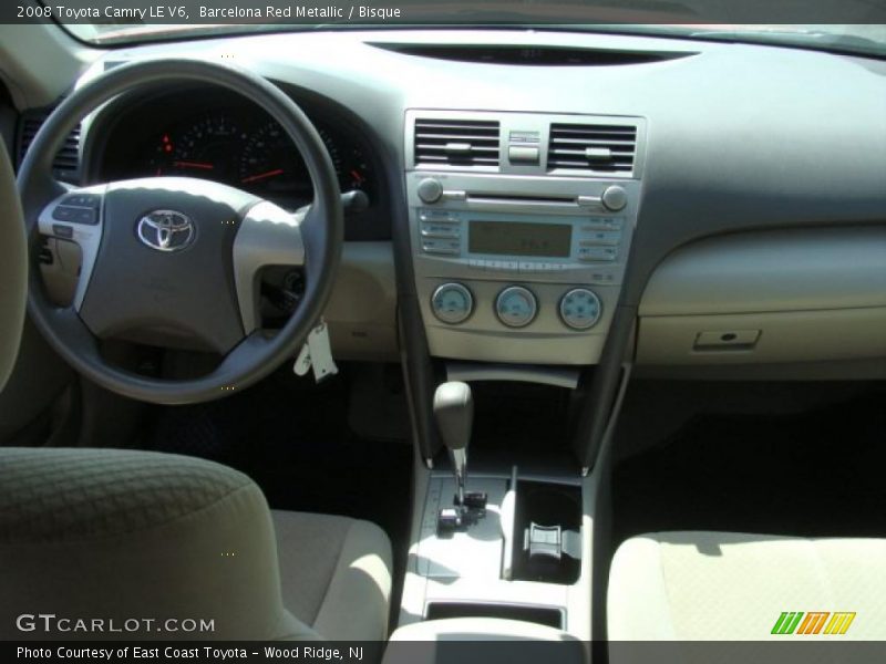 Barcelona Red Metallic / Bisque 2008 Toyota Camry LE V6