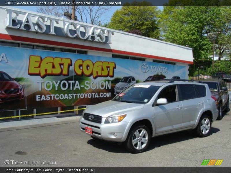 Classic Silver Metallic / Dark Charcoal 2007 Toyota RAV4 Sport 4WD