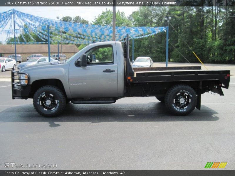 Graystone Metallic / Dark Titanium 2007 Chevrolet Silverado 2500HD Work Truck Regular Cab 4x4