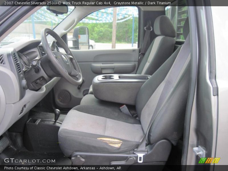Graystone Metallic / Dark Titanium 2007 Chevrolet Silverado 2500HD Work Truck Regular Cab 4x4