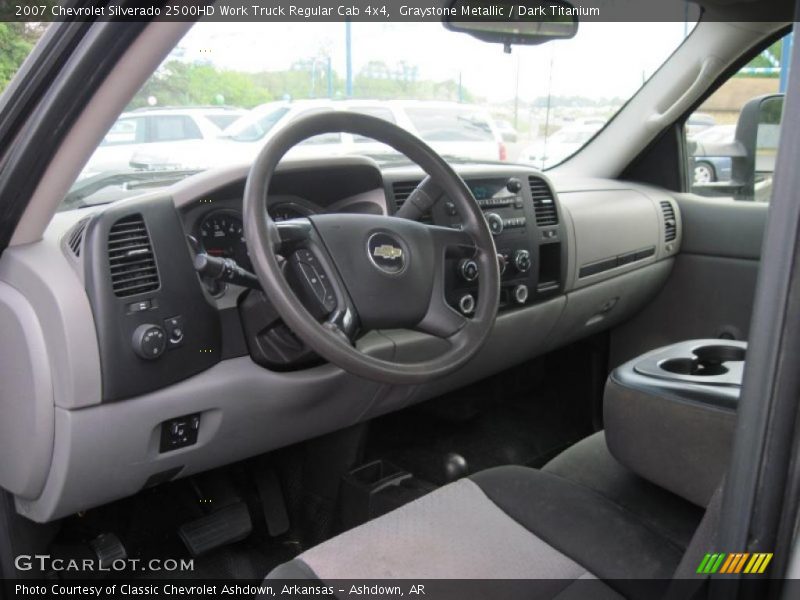 Graystone Metallic / Dark Titanium 2007 Chevrolet Silverado 2500HD Work Truck Regular Cab 4x4