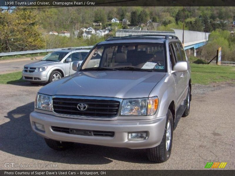Champagne Pearl / Gray 1998 Toyota Land Cruiser