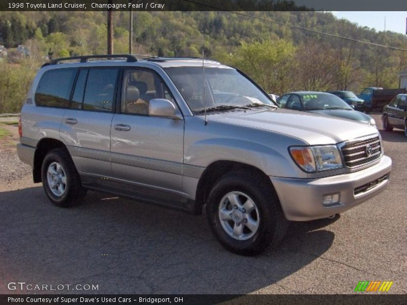 Champagne Pearl / Gray 1998 Toyota Land Cruiser