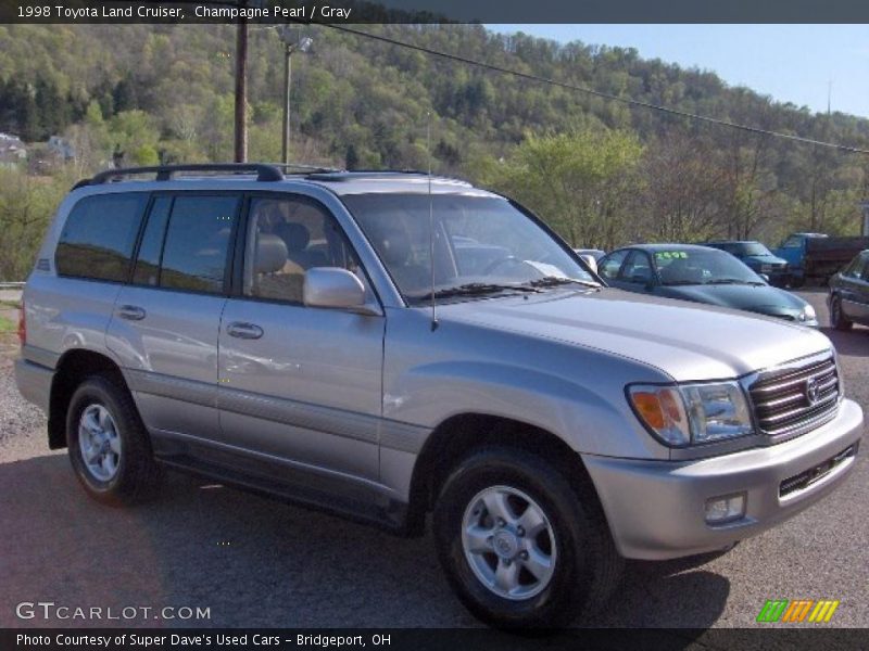 Champagne Pearl / Gray 1998 Toyota Land Cruiser