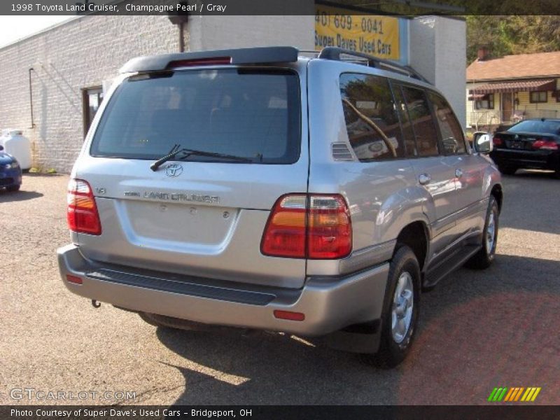 Champagne Pearl / Gray 1998 Toyota Land Cruiser