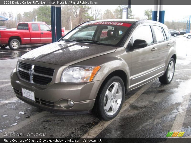 Light Khaki Metallic / Pastel Pebble Beige 2008 Dodge Caliber R/T