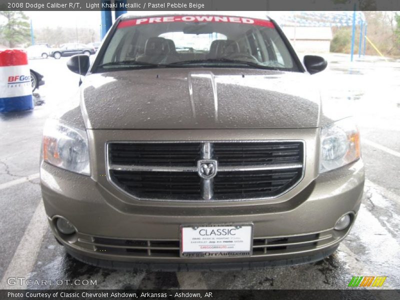 Light Khaki Metallic / Pastel Pebble Beige 2008 Dodge Caliber R/T