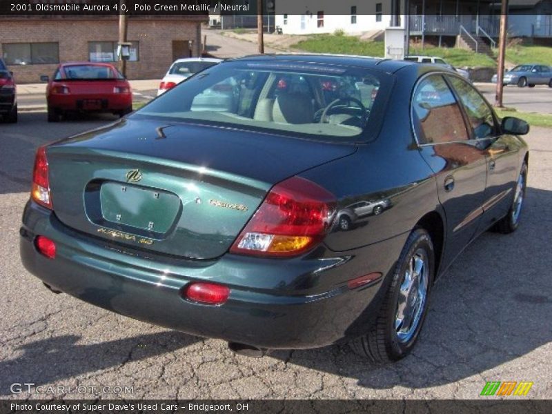 Polo Green Metallic / Neutral 2001 Oldsmobile Aurora 4.0