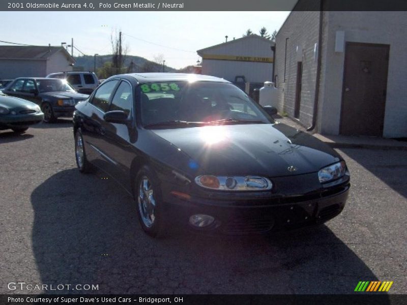 Polo Green Metallic / Neutral 2001 Oldsmobile Aurora 4.0