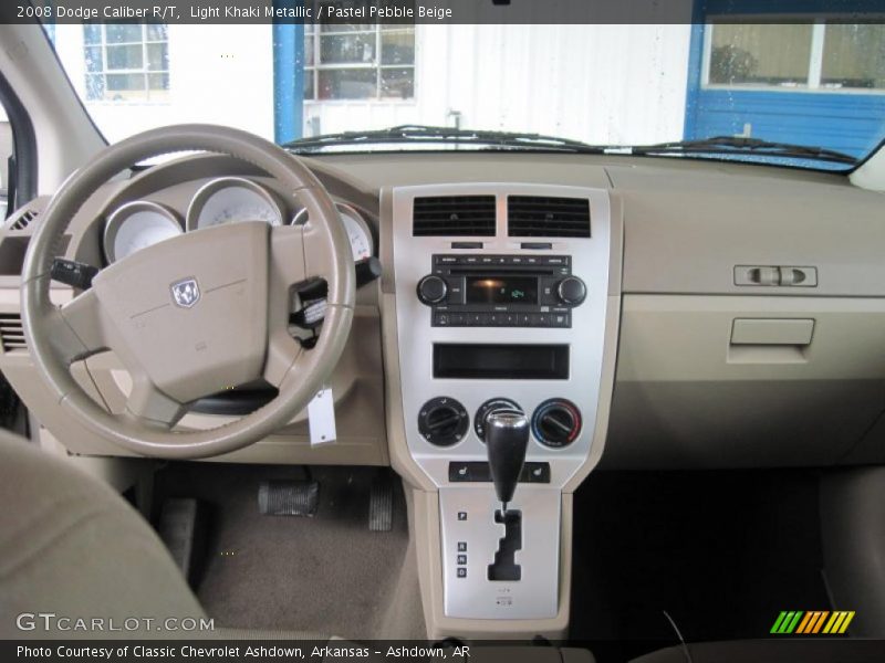 Light Khaki Metallic / Pastel Pebble Beige 2008 Dodge Caliber R/T