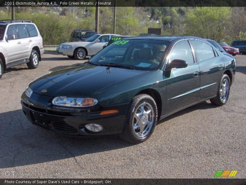 Polo Green Metallic / Neutral 2001 Oldsmobile Aurora 4.0