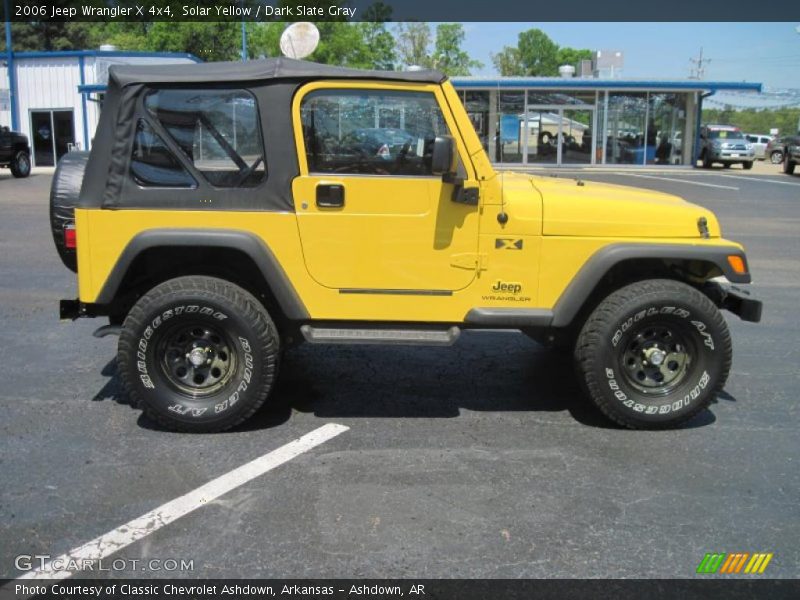 Solar Yellow / Dark Slate Gray 2006 Jeep Wrangler X 4x4