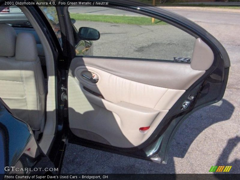Polo Green Metallic / Neutral 2001 Oldsmobile Aurora 4.0