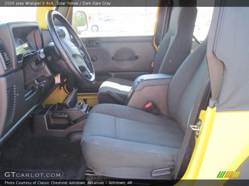 Solar Yellow / Dark Slate Gray 2006 Jeep Wrangler X 4x4