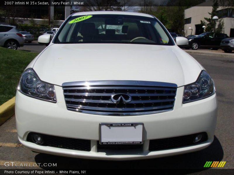 Ivory Pearl / Wheat 2007 Infiniti M 35x Sedan