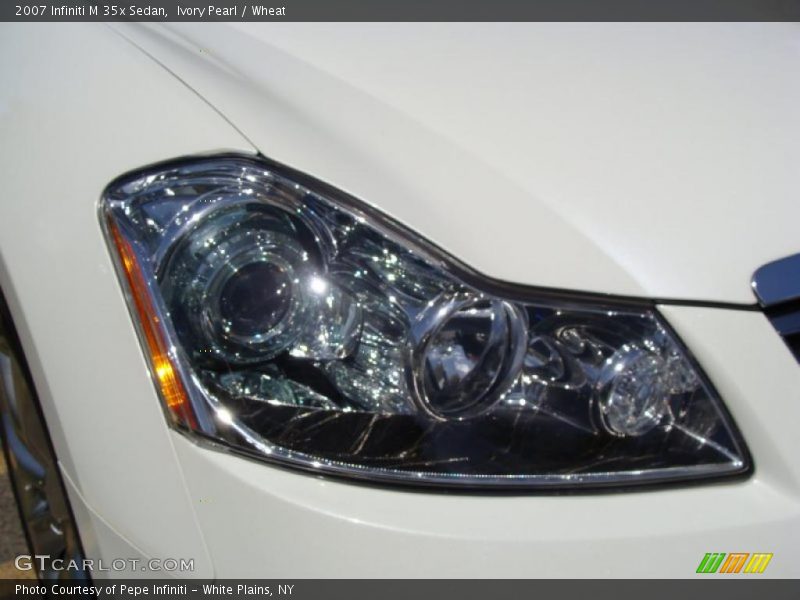 Ivory Pearl / Wheat 2007 Infiniti M 35x Sedan