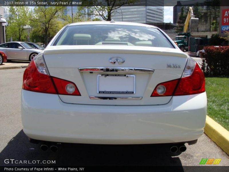 Ivory Pearl / Wheat 2007 Infiniti M 35x Sedan