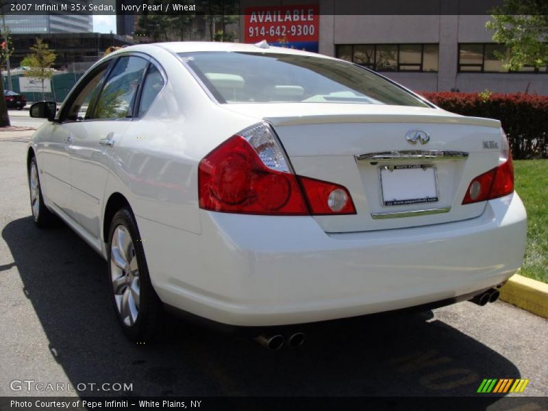 Ivory Pearl / Wheat 2007 Infiniti M 35x Sedan