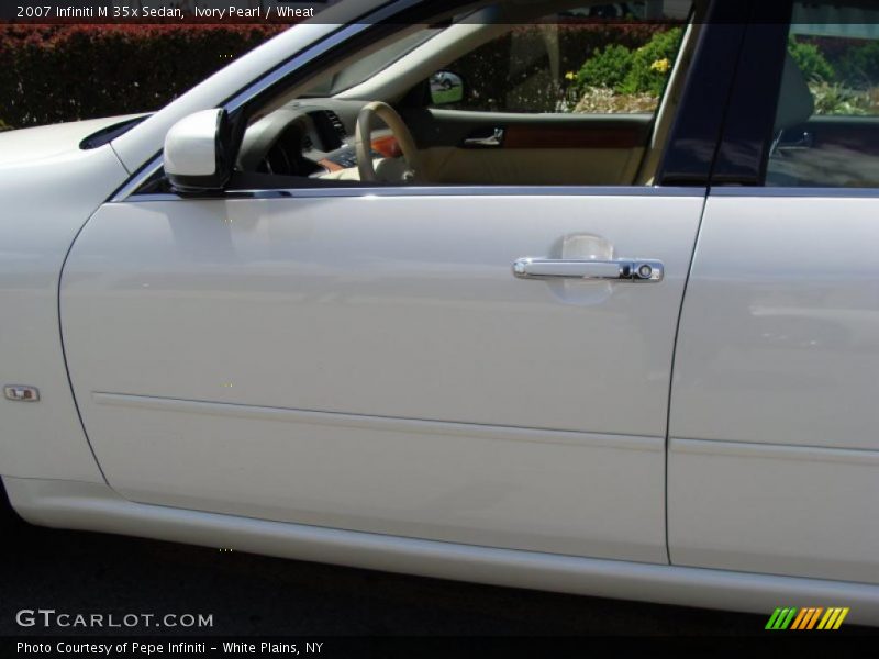 Ivory Pearl / Wheat 2007 Infiniti M 35x Sedan