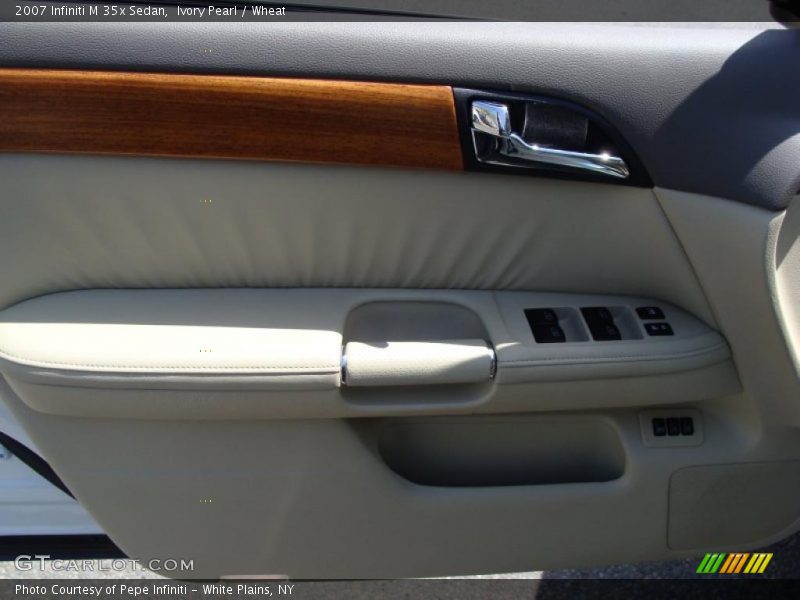 Ivory Pearl / Wheat 2007 Infiniti M 35x Sedan