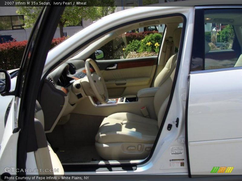 Ivory Pearl / Wheat 2007 Infiniti M 35x Sedan