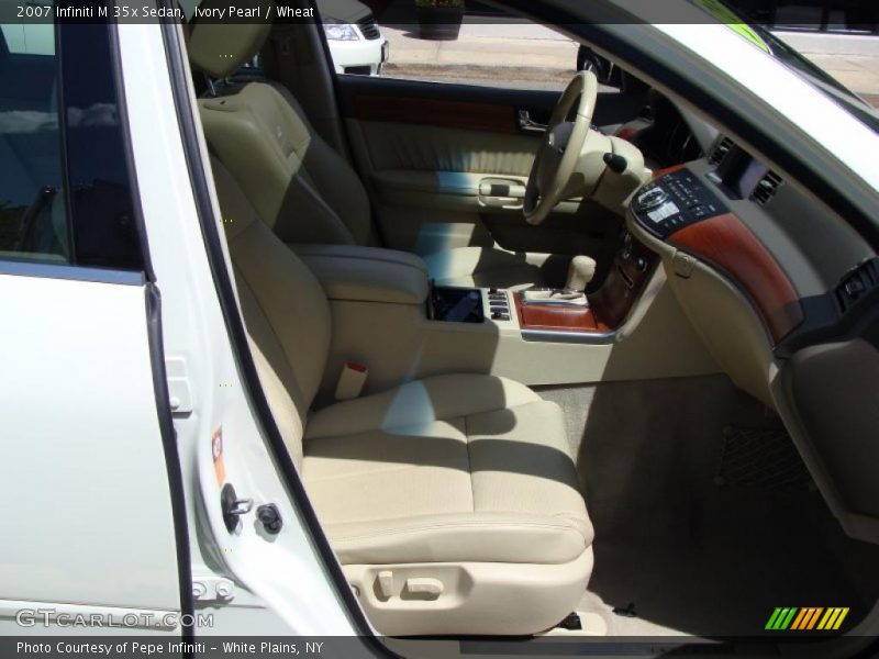 Ivory Pearl / Wheat 2007 Infiniti M 35x Sedan
