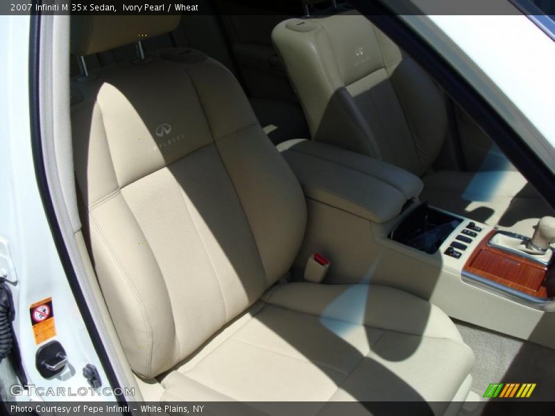 Ivory Pearl / Wheat 2007 Infiniti M 35x Sedan