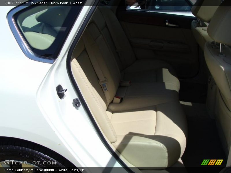 Ivory Pearl / Wheat 2007 Infiniti M 35x Sedan