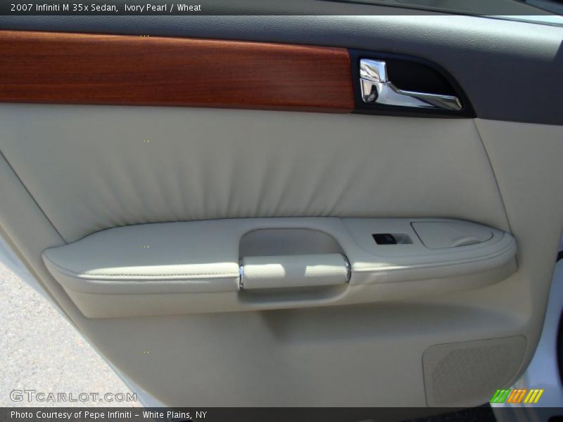 Ivory Pearl / Wheat 2007 Infiniti M 35x Sedan
