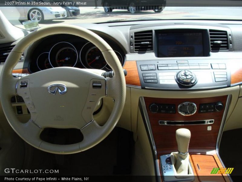 Ivory Pearl / Wheat 2007 Infiniti M 35x Sedan