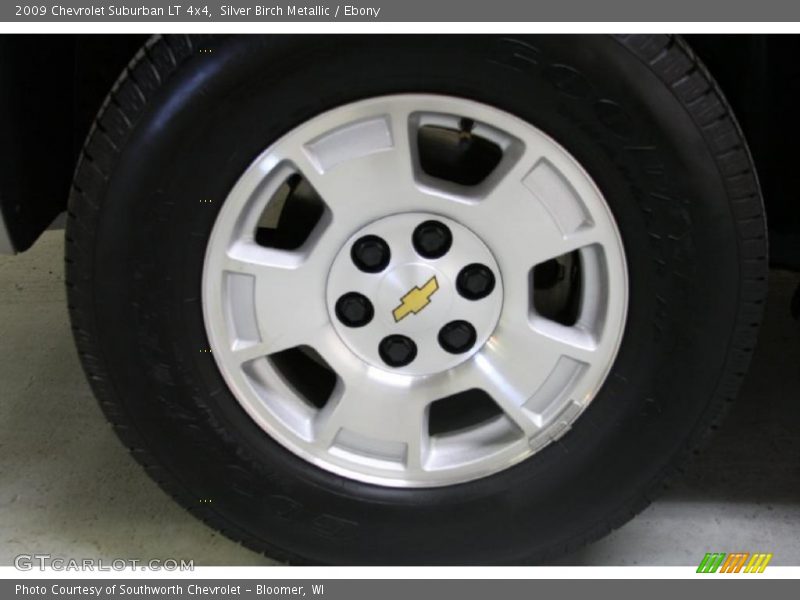 Silver Birch Metallic / Ebony 2009 Chevrolet Suburban LT 4x4