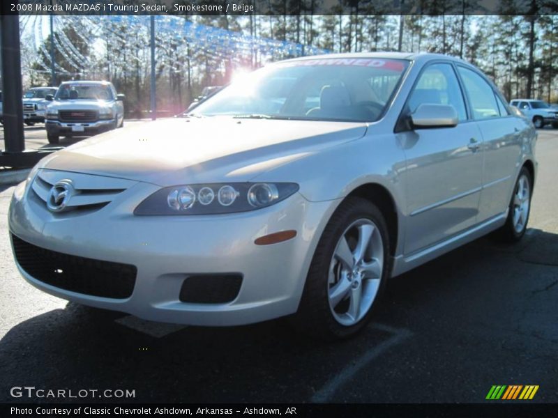 Smokestone / Beige 2008 Mazda MAZDA6 i Touring Sedan